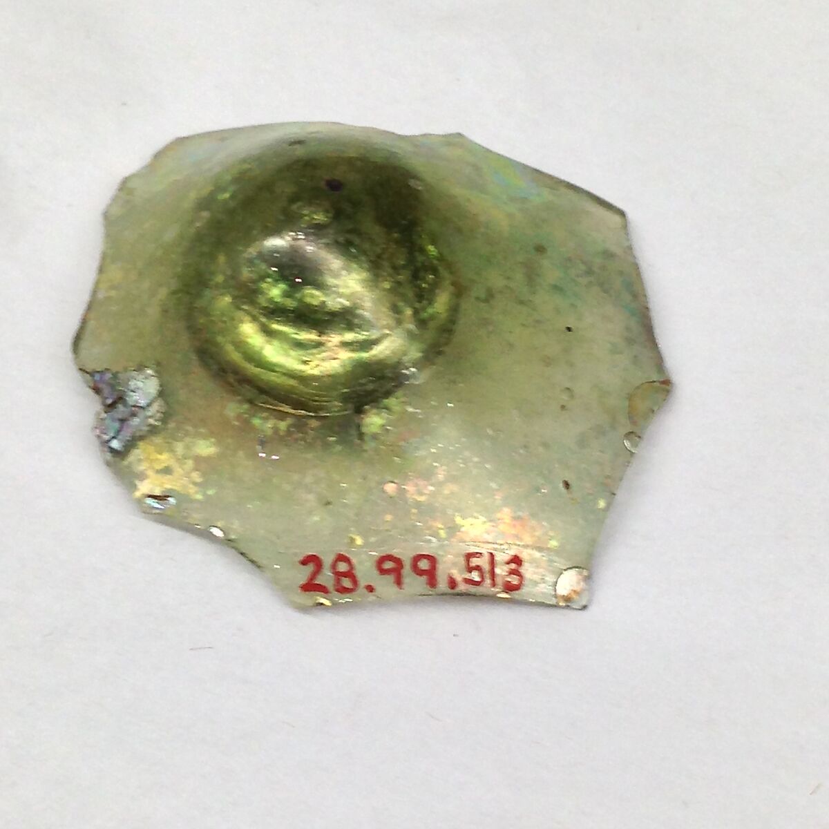 Fragment, Glass, ceramic, European or Middle Eastern 