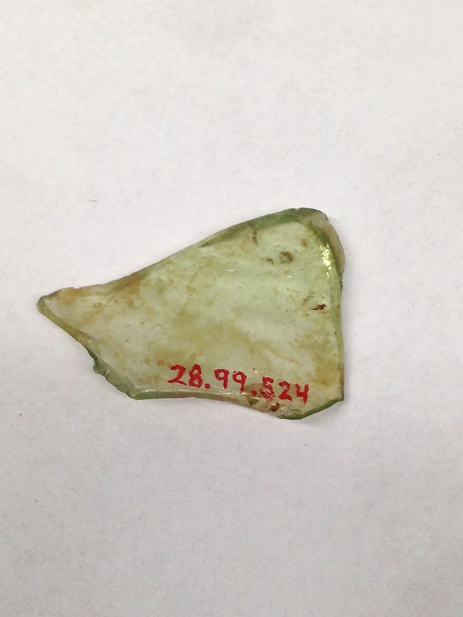 Fragment, Glass, ceramic, European or Middle Eastern