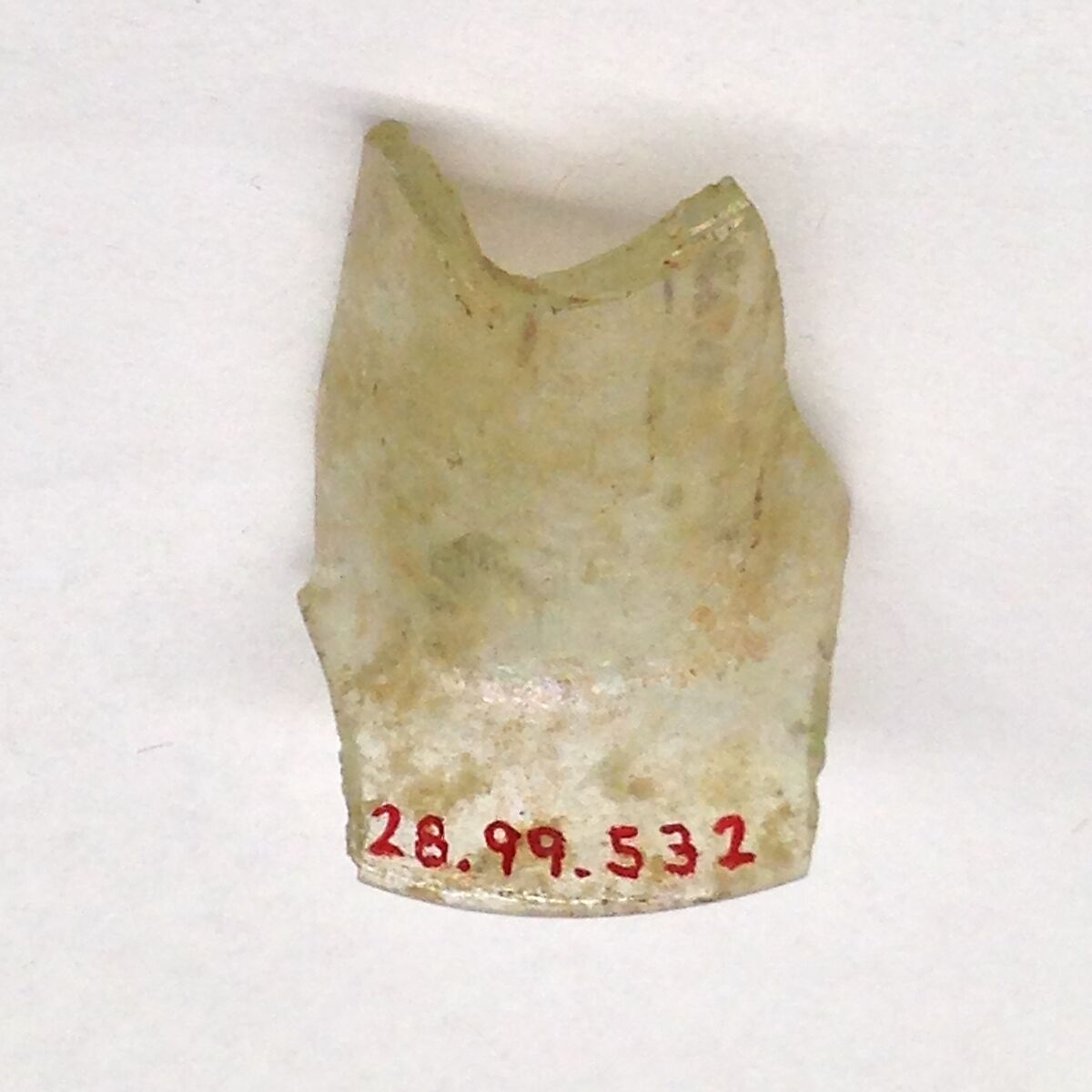 Fragment, Glass, ceramic, European or Middle Eastern