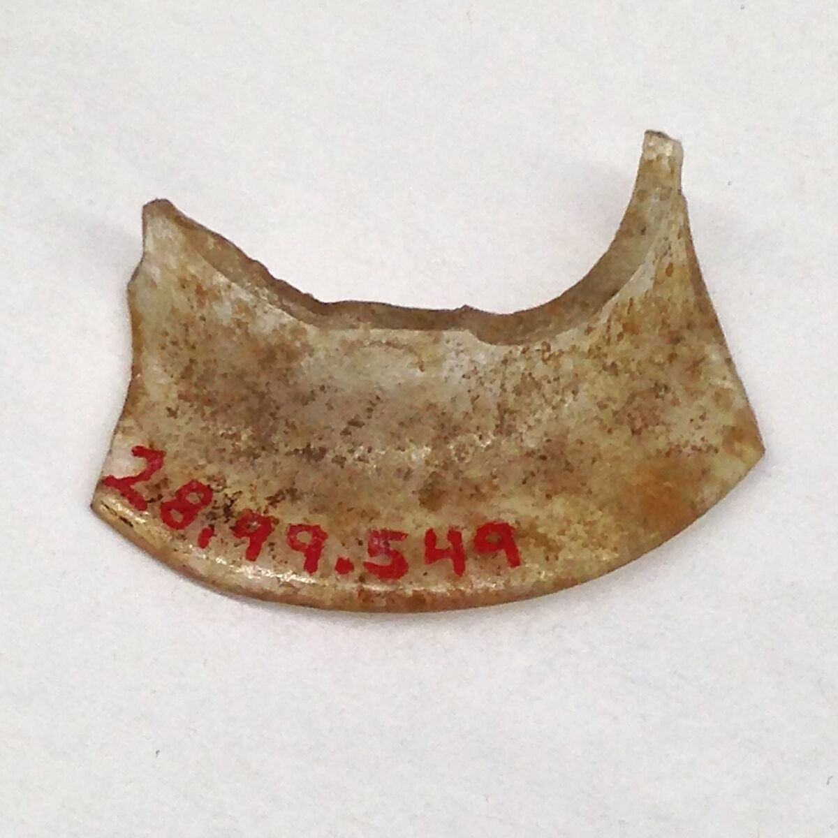 Fragment, Glass, ceramic, European or Middle Eastern