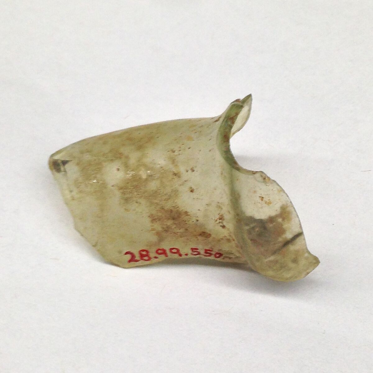 Fragment, Glass, ceramic, European or Middle Eastern