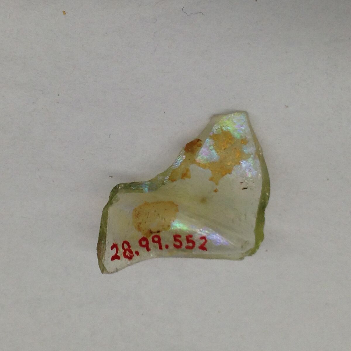 Fragment, Glass, ceramic, European or Middle Eastern