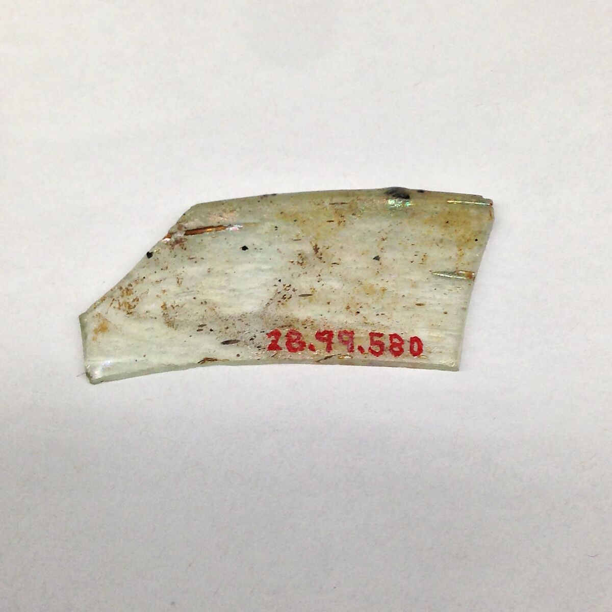 Fragment, Glass, ceramic, European or Middle Eastern 