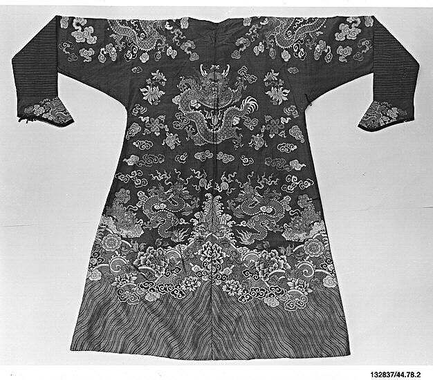 Summer Court Robe, Silk, metallic thread, China 