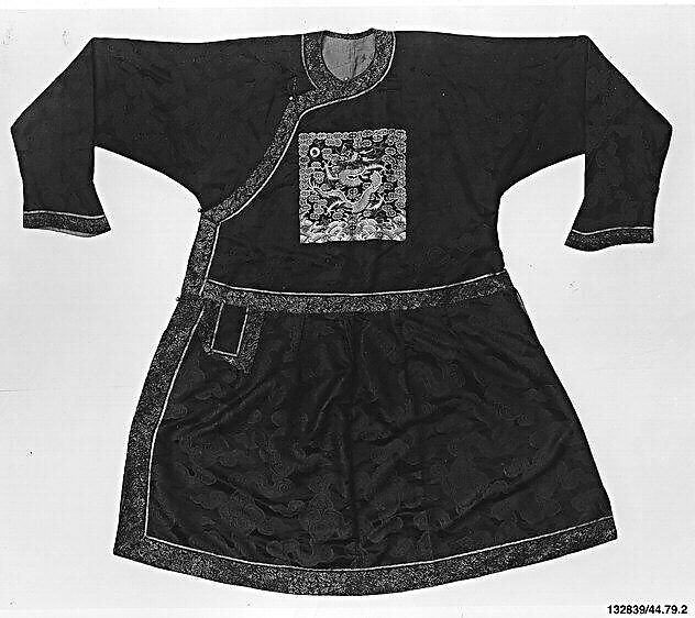 Robe of State, Silk, metallic thread on silk, China 