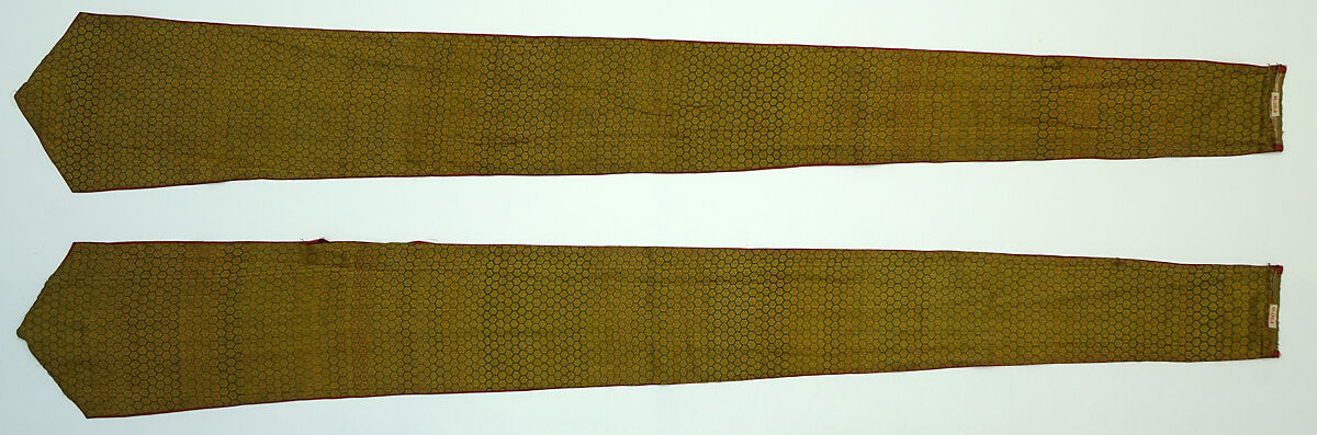 Strip with phoenix and Qilin (one of a pair), Silk tapestry (kesi), China