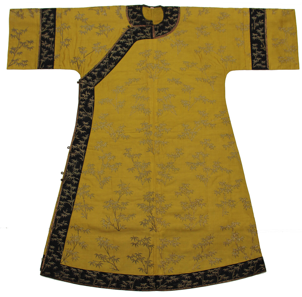 Woman's Summer Robe, Silk, metallic thread, China 