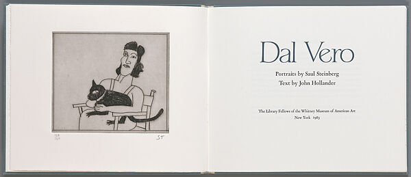 Dal Vero, Saul Steinberg (American (born Romania), Râmincul-Sarat 1914–1999 New York), Artist's book 