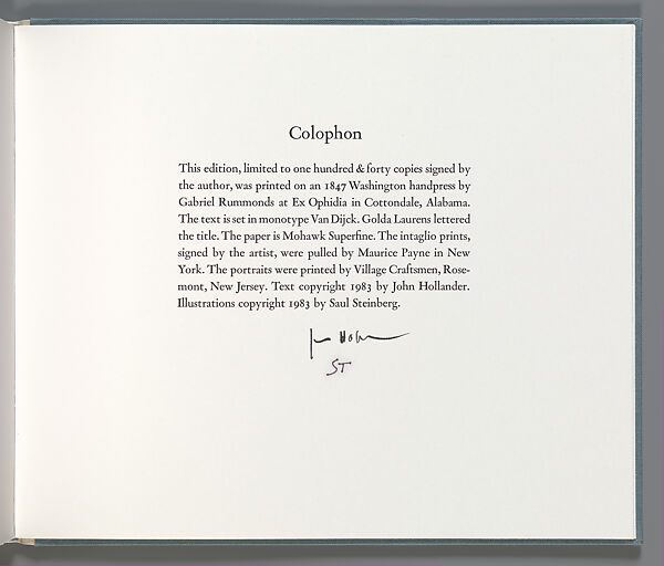 Dal Vero, Saul Steinberg (American (born Romania), Râmincul-Sarat 1914–1999 New York), Artist's book