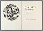 Could I Ask You Something?, Alfonso Ossorio (American (born Philippines), Manila 1916–1990 New York), Artist's book 