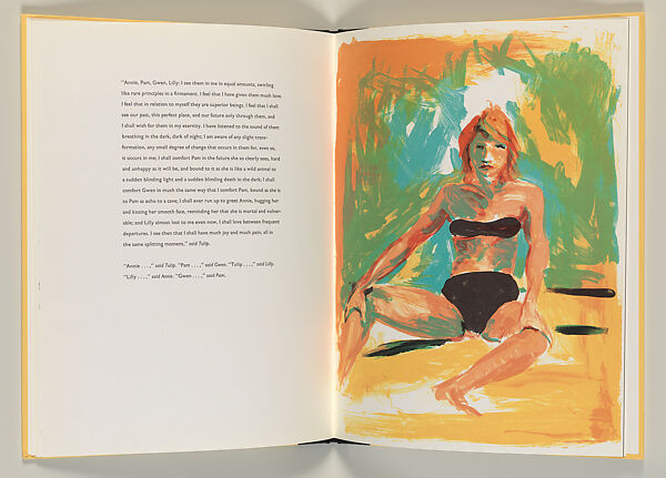 Annie, Gwen, Lilly, Pam and Tulip, Eric Fischl (American, born New York, 1948), Artist's book (trade)
