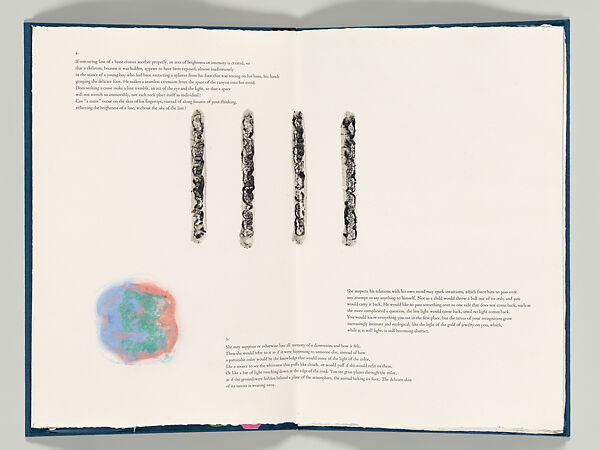 Hiddenness, Richard Tuttle (American, born Rahway, New Jersey, 1941), Artist's book