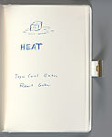 Heat, Robert Gober (American, born Wallingford, Connecticut, 1954), Artist's book