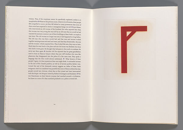Mesa Verde, Evan S. Connell (American, 1924–2013), Artist's book