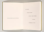Clown, Some Colors, a Doll, her Stories, a Song, a Moonlit Cove, Ann Lauterbach (American, born 1942), Artist's book