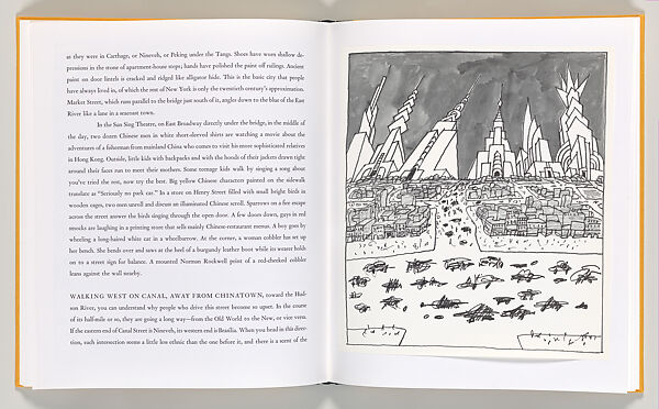 Canal Street, Saul Steinberg (American (born Romania), Râmincul-Sarat 1914–1999 New York), Artist's book
