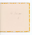 Word, Pat Steir (American, born Newark, New Jersey, 1940), Artist's book with five drypoints (one with aquatint) with pencil and colored pencil additions