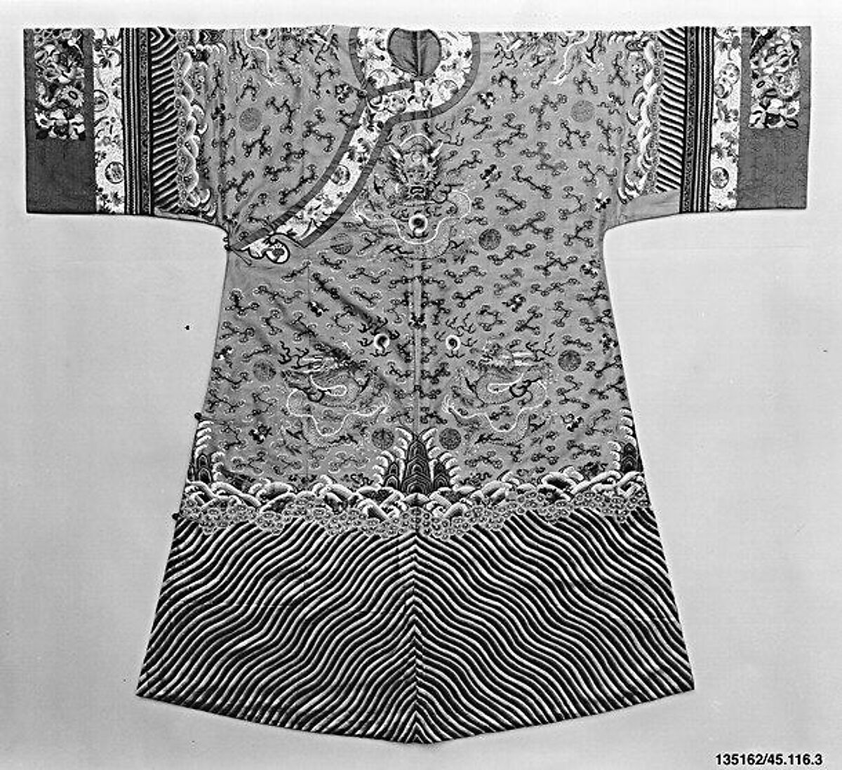 Imperial Court Robe, Silk on silk, China 
