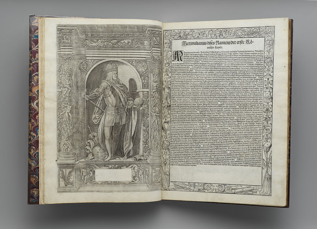 Der aller durchleuchtigisten und grosmächtigen Kayser ... Königen ... Herren vom Adel ... Bildtnussen und kurtz Beschreibungen ihrer so wol in Fridts- als Kriegszzeiten verrichten fürnembsten Thaten und Handlungen : deren Waffen und Rüstungen ... auss allen Landen der Welt ... in dem Schloss Ombrass ... zu ewiger Gedächtnuss auffbehalten werden ..., Jacob Schrenck von Nozing (German, Bavaria 1539–1612)
