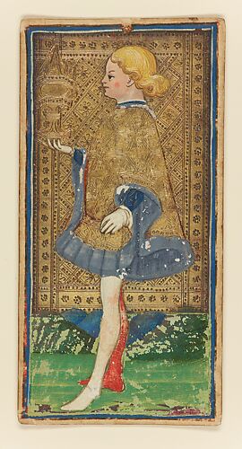 Knave of Cups, from The Visconti-Sforza Tarot