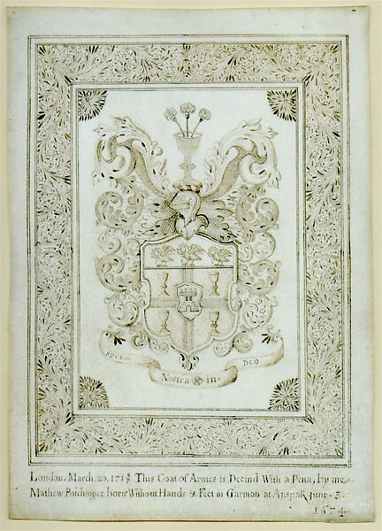 Matthias Buchinger | Coat of Arms, London, March 20 | The Metropolitan ...