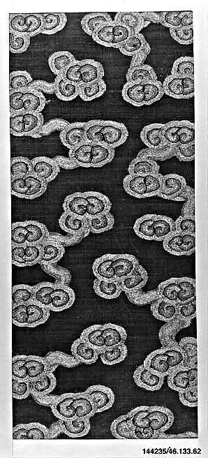 Piece, Silk, metallic thread, China 