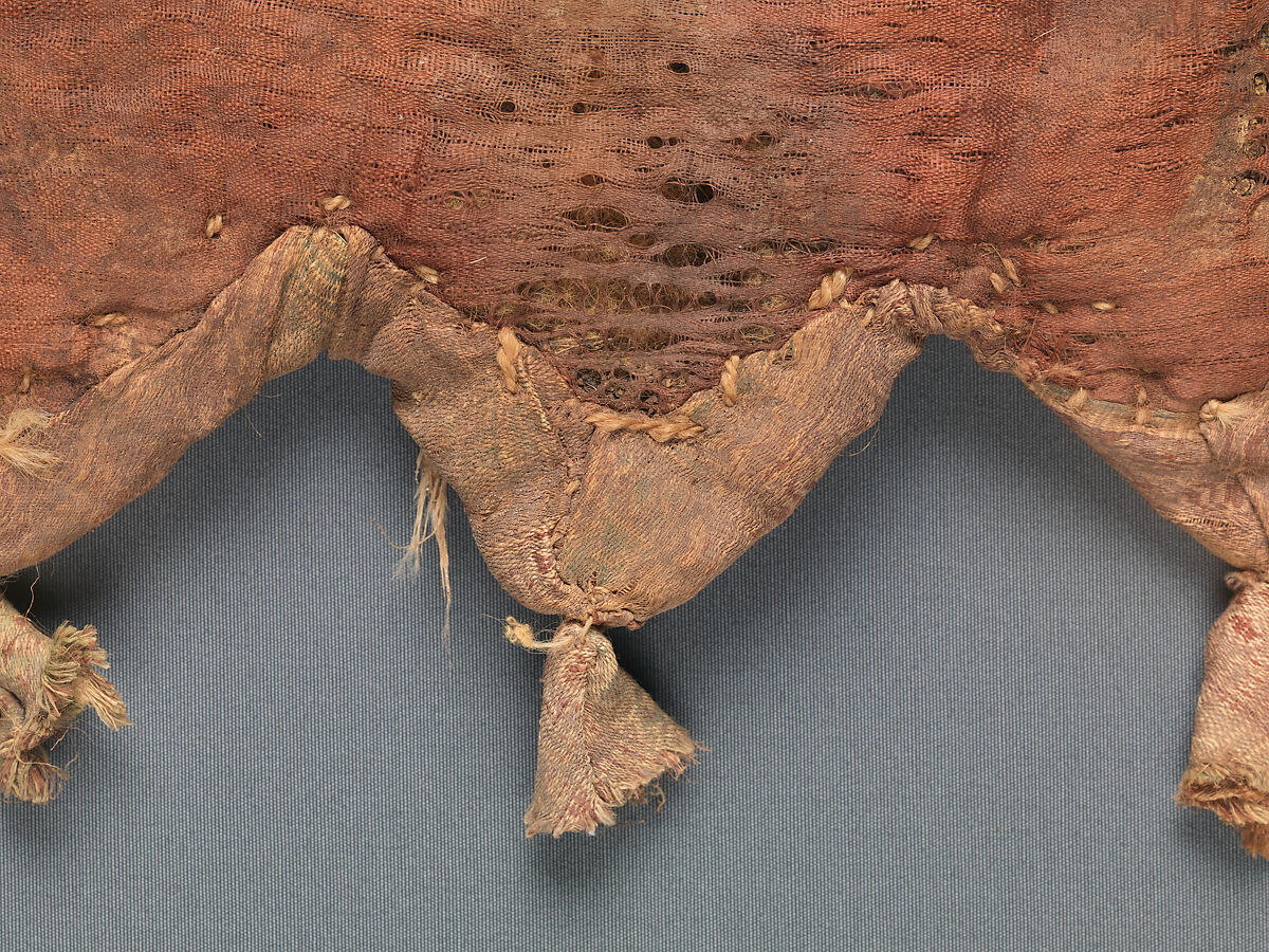 Shaffron (Horse's Head Defense), Textile (silk), animal fiber, feathers, Central Asian