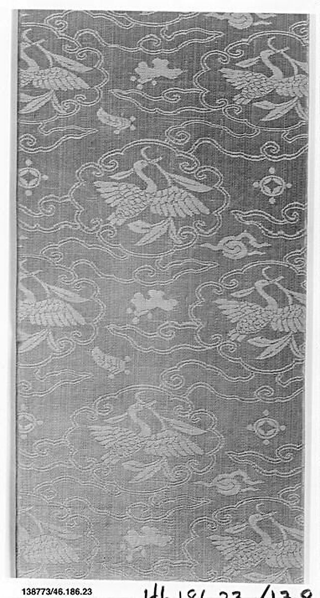Sutra Cover, Silk satin damask, China 