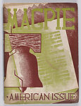 The Magpie, “American Issue” (Vol. XXI, no. 2, June 1937), Robert Blackburn (American, Summit, New Jersey 1920–2003 New York), Journal 