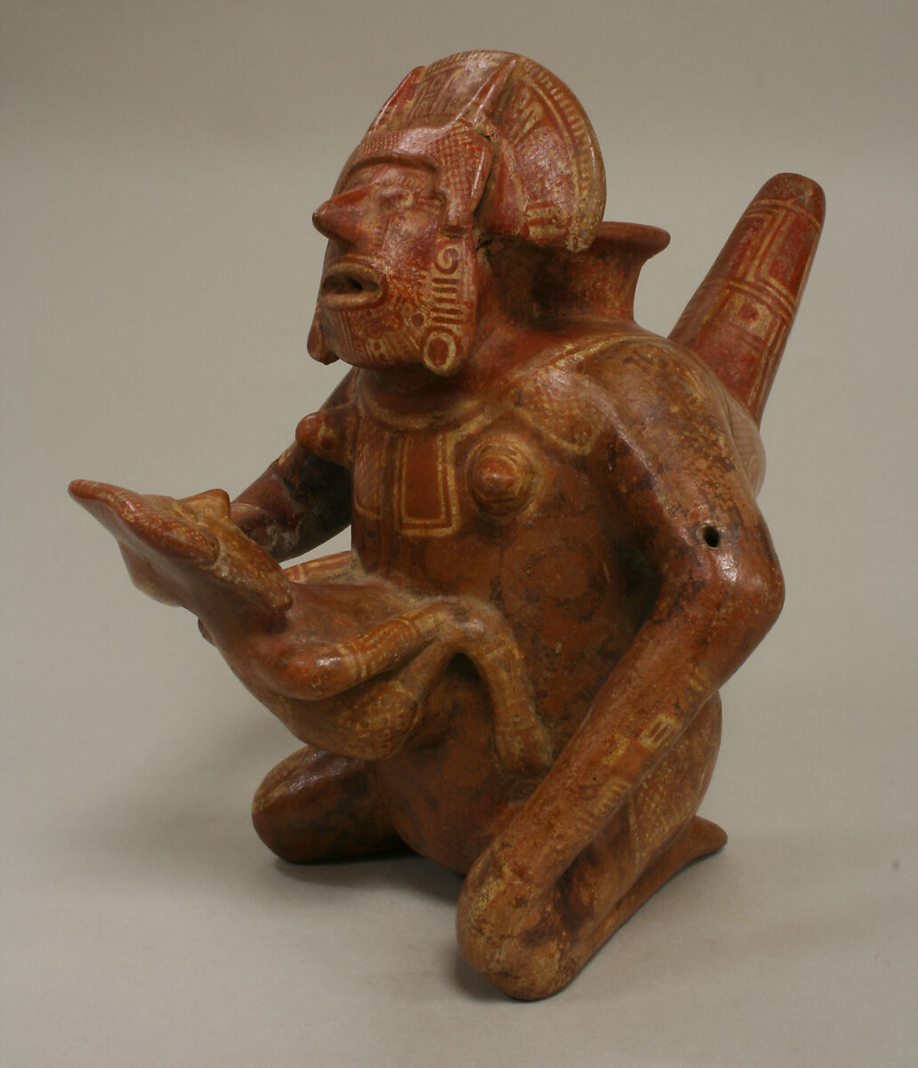 Pair of Figure Vessels, Ceramic, Nayarit