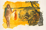 Untitled (Rays), Eric Fischl (American, born New York, 1948), Color aquatint printed in four plates