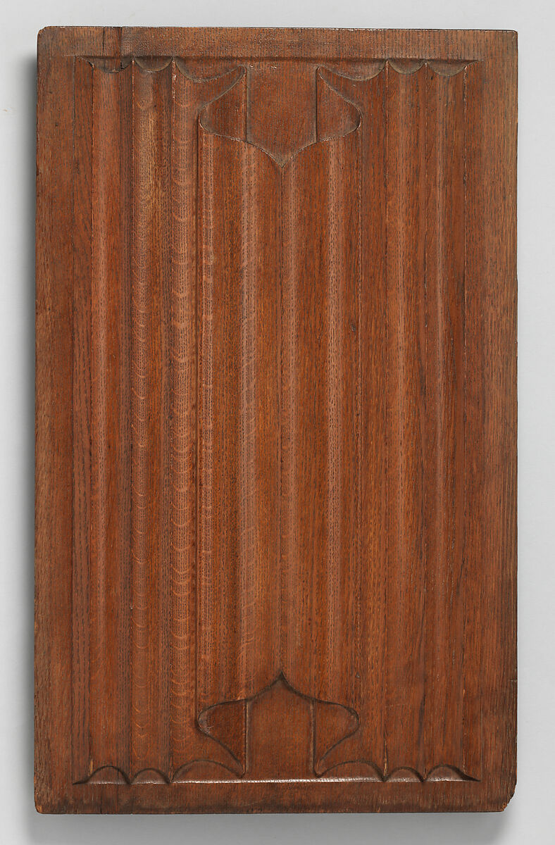 Decorative paneling from the Palace of Westminster, Designed by Augustus Welby Northmore Pugin (British, London 1812–1852 Ramsgate), Oak, British 