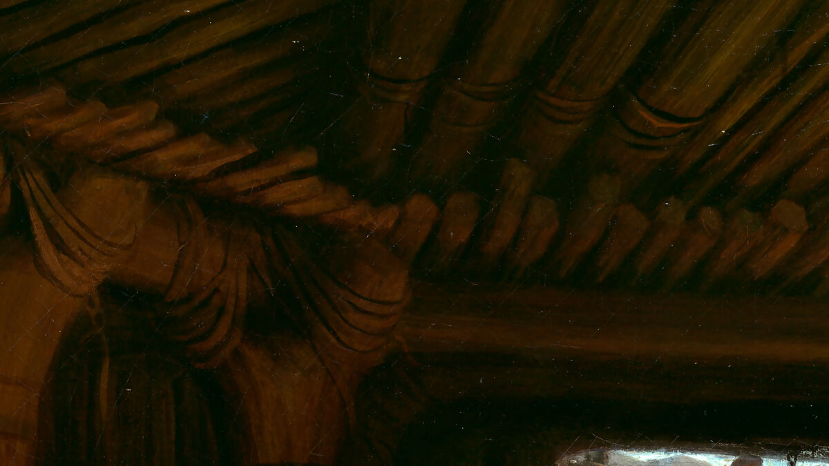 Dance in a Subterranean Roundhouse at Clear Lake, California, Jules Tavernier (American (born France), Paris 1844–1889 Honolulu, Hawaii), Oil on canvas, American