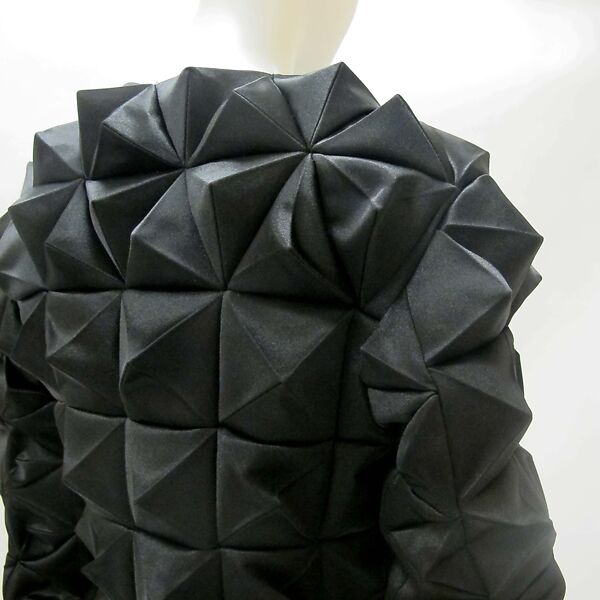 Ensemble, Comme des Garçons (Japanese, founded 1969), polyester, cupro, plastic (polyvinyl chloride), metal, Japanese