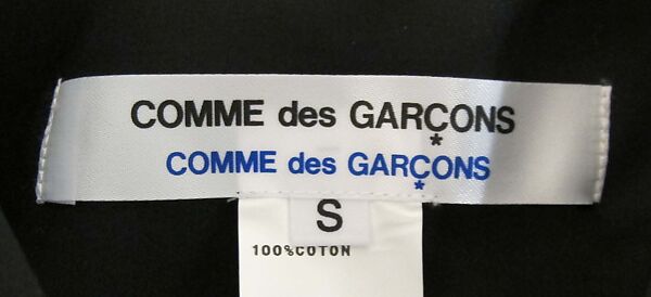 Ensemble, Noir Kei Ninomiya (Japanese, founded 2013), plastic (polyurethane), polyester, cupro, metal, Japanese