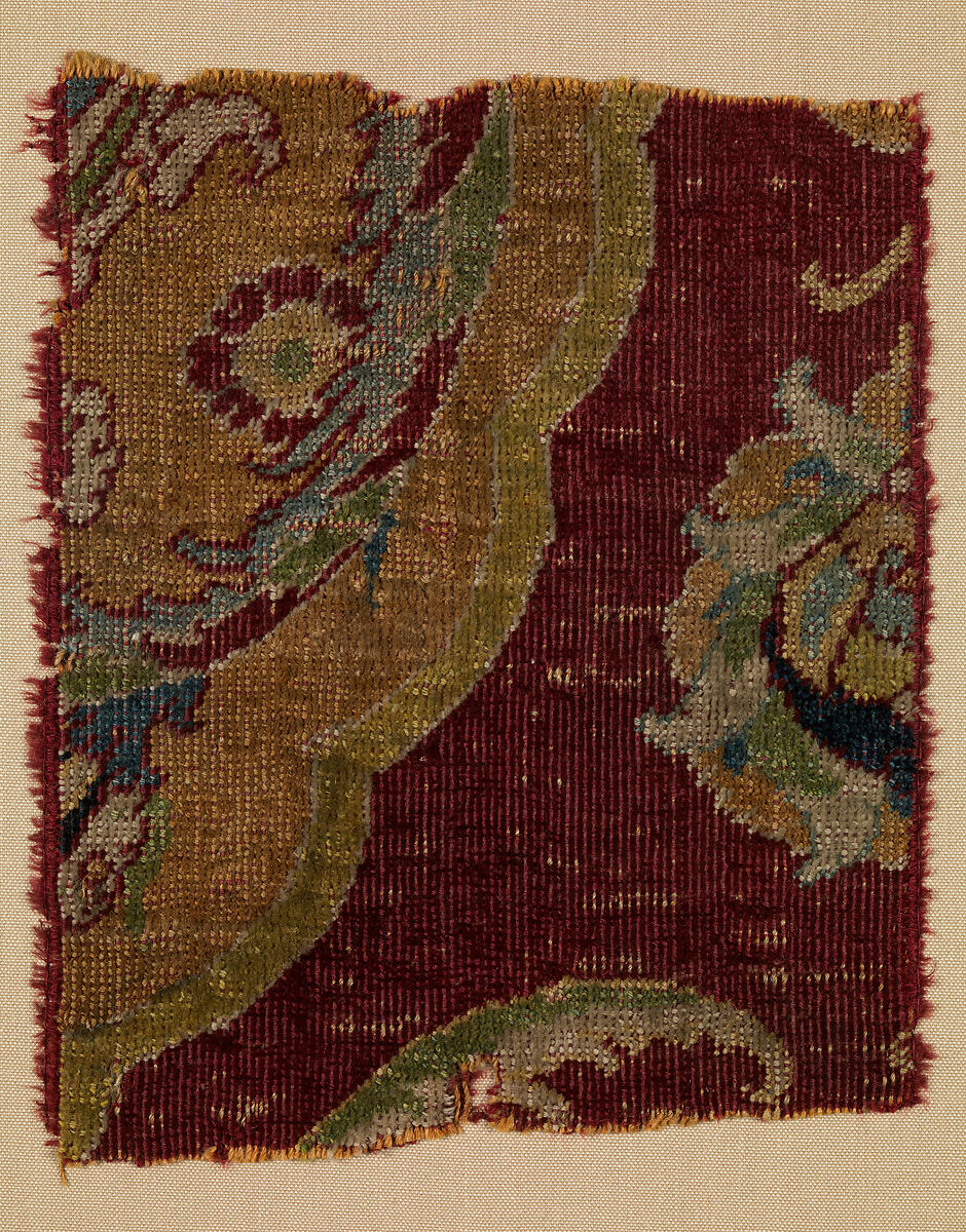 Carpet Fragment, Wool 