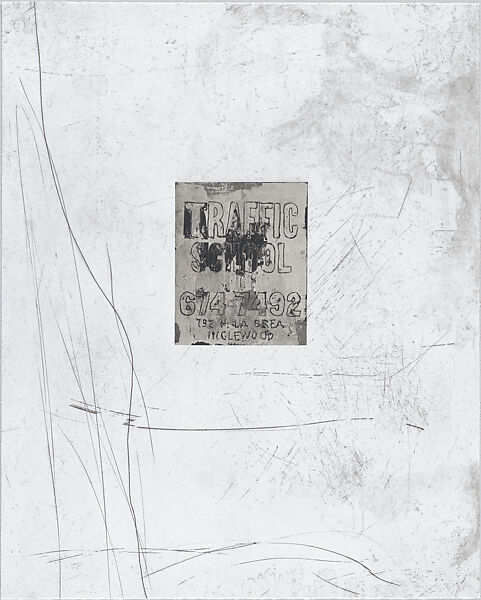 Untitled, Mark Bradford (American, born Los Angeles, California, 1961), Etching, photogravure, and chine collé