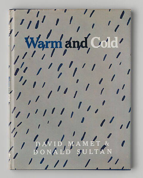 Warm and Cold, Donald Sultan (American, born Asheville, North Carolina, 1951), Artist's book (trade) 