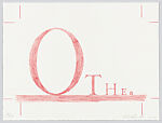 Artists Coming Together to Benefit Democratic Presidential Candidates (ACT), Robert Rauschenberg (American, Port Arthur, Texas 1925–2008 Captiva Island, Florida), Portfolio of 10 liIthographs by Rauschenberg (Tap), Franky Gehry (Study for Frank Gerhy House), John Baldessari (Two Opponents: Blue and Yellow), Ed Ruscha (Other), Jasper Johns (Pyre 2), Susan Rothenberg (K), Ellsworth Kelly (Orange), Elizabeth Murray (Tybid), Cecily Brown (Study After an Election by William Hogarth), and Richard Serra (Abu Ghrab)