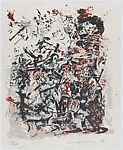 Artists Coming Together to Benefit Democratic Presidential Candidates (ACT), Robert Rauschenberg (American, Port Arthur, Texas 1925–2008 Captiva Island, Florida), Portfolio of 10 liIthographs by Rauschenberg (Tap), Franky Gehry (Study for Frank Gerhy House), John Baldessari (Two Opponents: Blue and Yellow), Ed Ruscha (Other), Jasper Johns (Pyre 2), Susan Rothenberg (K), Ellsworth Kelly (Orange), Elizabeth Murray (Tybid), Cecily Brown (Study After an Election by William Hogarth), and Richard Serra (Abu Ghrab)