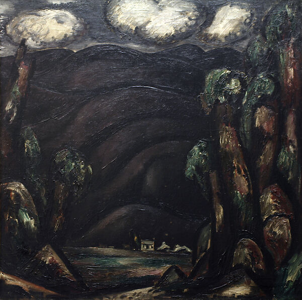Paysage, Marsden Hartley (American, Lewiston, Maine 1877–1943 Ellsworth, Maine), Oil on canvas 