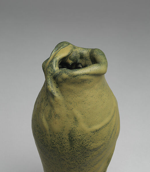 Lorelei Vase, Designed by Artus Van Briggle (American, Felicity, Ohio 1869–1904 Colorado Springs, Colorado), Earthenware, American
