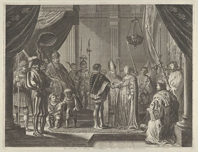 Plate 7: The Marriage of Francisco I de Medici and Johanna of Austria, from Caspar Barlaeus, 