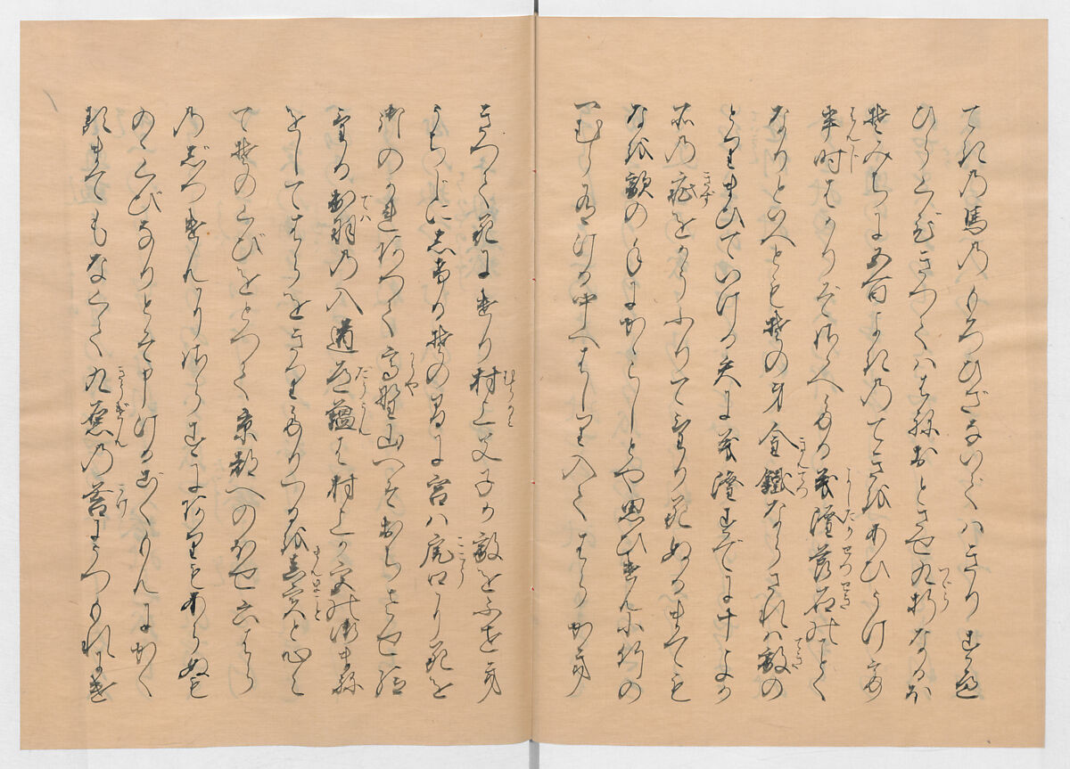 Manuscript Version of “The Chronicle of Great Peace”, Forty-one volumes of books; ink on paper, Japan