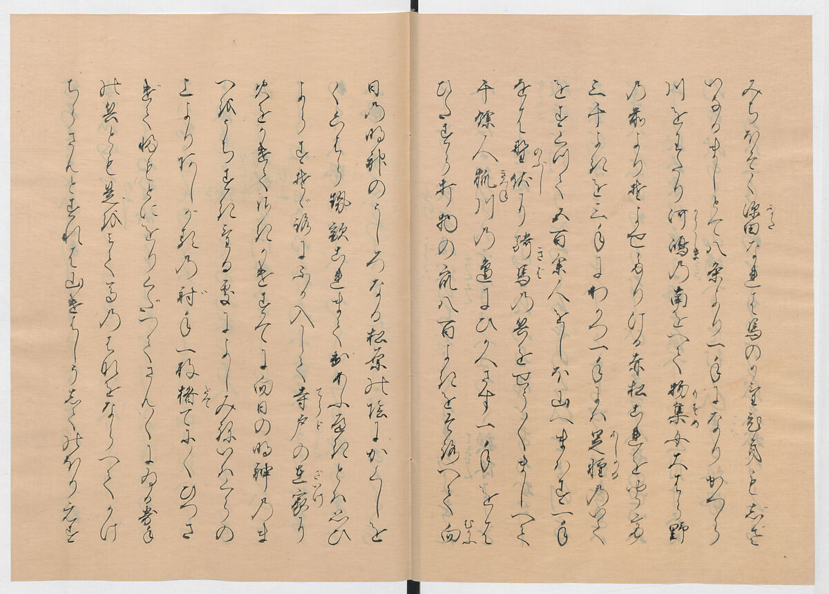 Manuscript Version of “The Chronicle of Great Peace”, Forty-one volumes of books; ink on paper, Japan