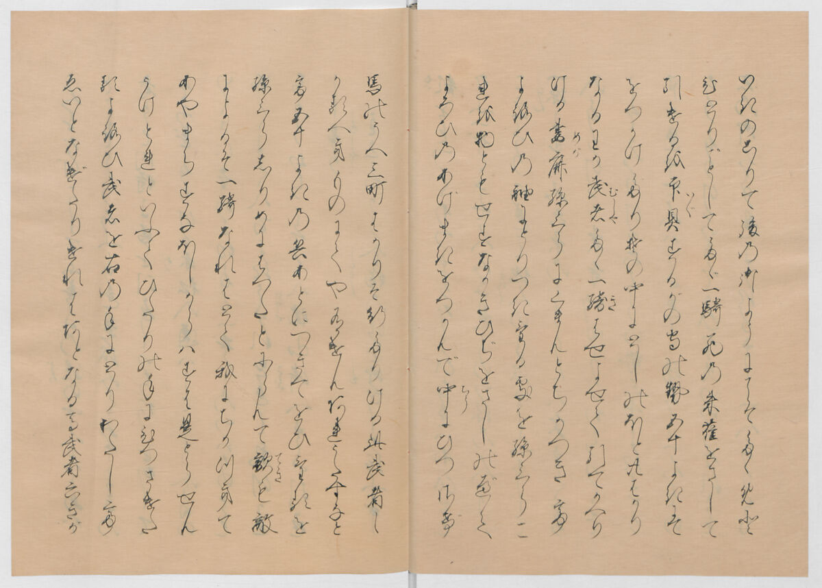 Manuscript Version of “The Chronicle of Great Peace”, Forty-one volumes of books; ink on paper, Japan