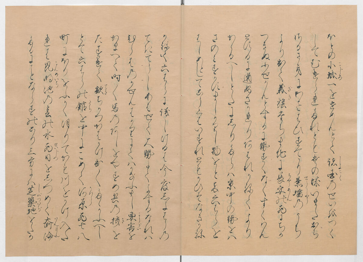 Manuscript Version of “The Chronicle of Great Peace”, Forty-one volumes of books; ink on paper, Japan