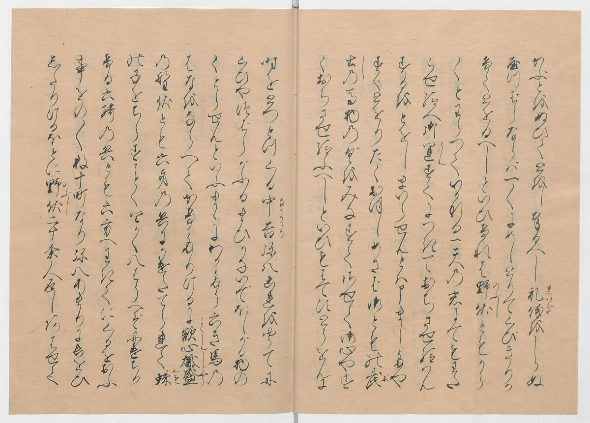 Manuscript Version of “The Chronicle of Great Peace”, Forty-one volumes of books; ink on paper, Japan
