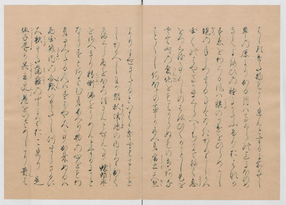 Manuscript Version of “The Chronicle of Great Peace”, Forty-one volumes of books; ink on paper, Japan