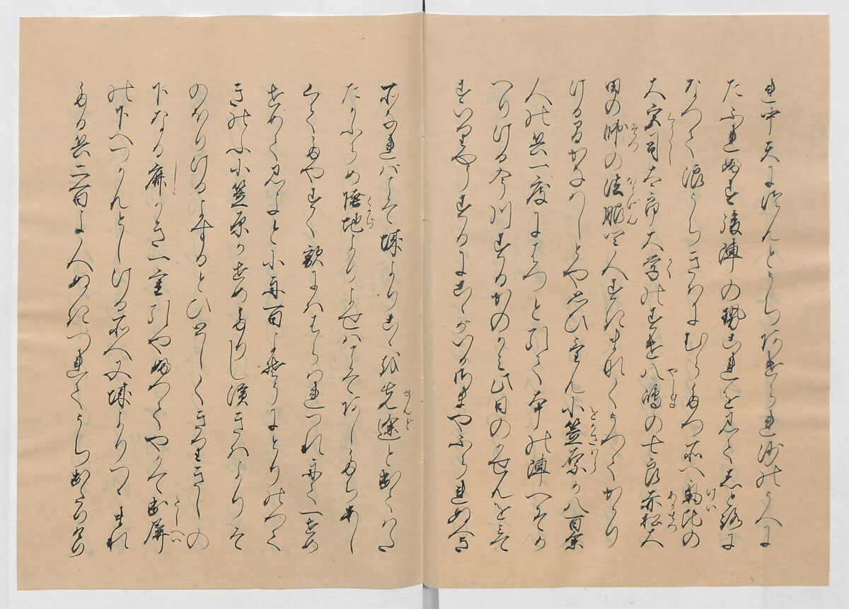 Manuscript Version of “The Chronicle of Great Peace”, Forty-one volumes of books; ink on paper, Japan